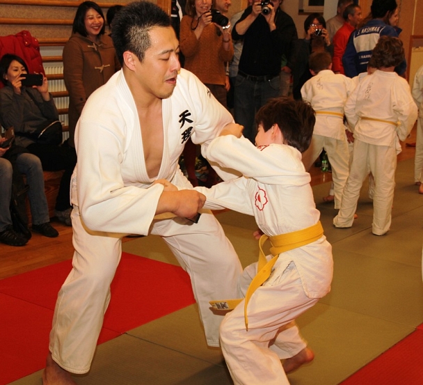 Japanischer Judo-Weltmeister beim Training © Foto Stadt Marburg, i.A. Heiko Krause