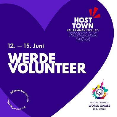 Werde Volunteer im Host Town Programm © Special Olympics Deutschland